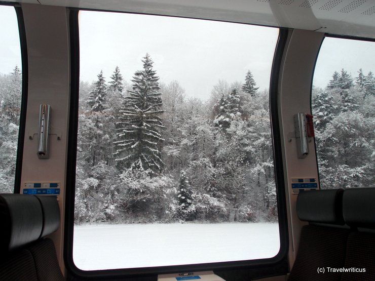 View of the Albula Railway, Switzerland