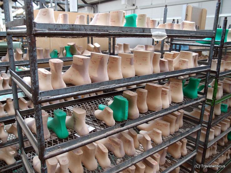 Shoe lasts made by Fagus in Alfeld. Germany