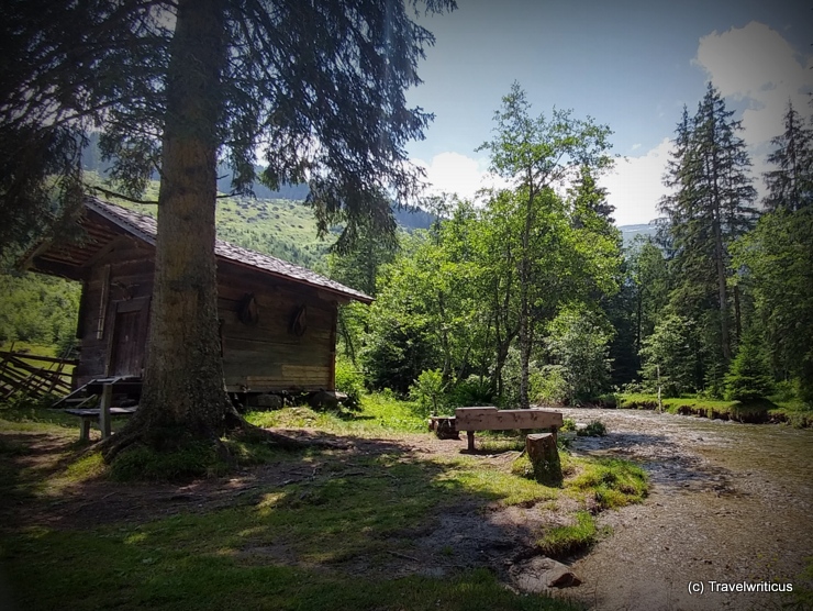 Gold panning site in Angertal near Bad Hofgastein