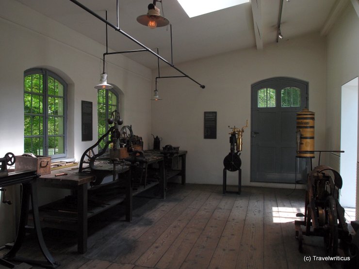 Workshop inside the Gottlieb Daimler Memorial