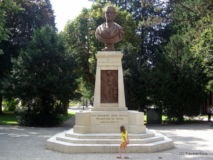 Monument to Franz Wirer in Bad Ischl, Austria