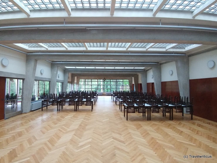 View of the dining hall at the school