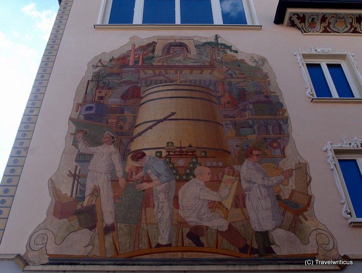 Mural by Ferdinand Kubitschek in Bischofshofen, Österreich