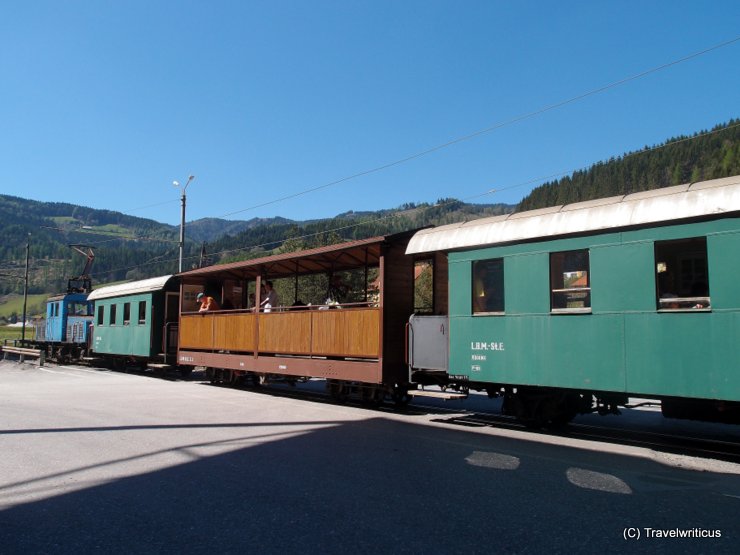 Vintage railway in Breitenau, Austria