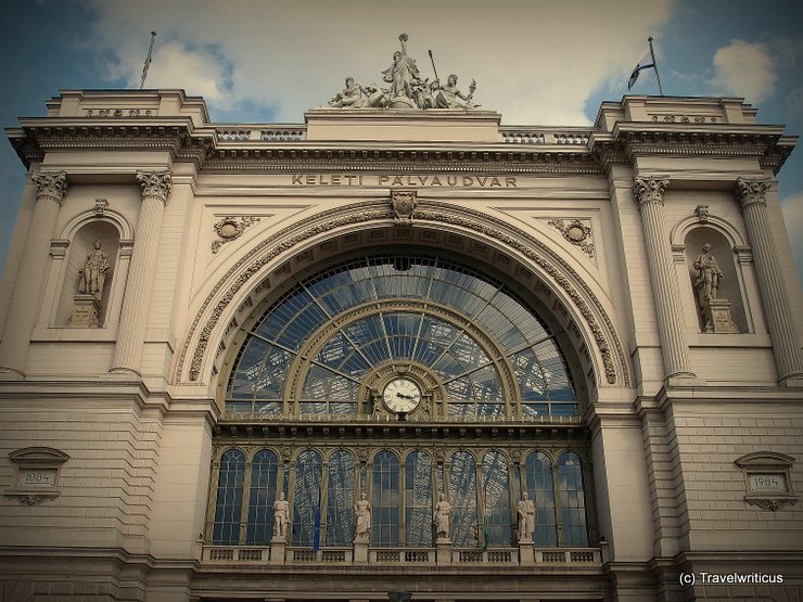 Facade of the Budapest Keleti railway station