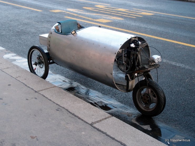 Strange vehicle in Budapest, Hungary