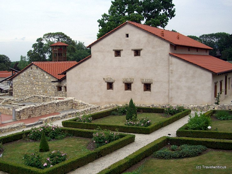 Reconstruction of the home of an ancient Roman middle-class citizen in Carnuntum, Austria