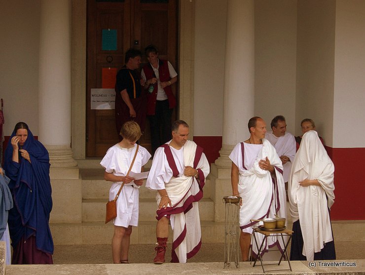 Reenactment of a Roman Wedding in Carnuntum