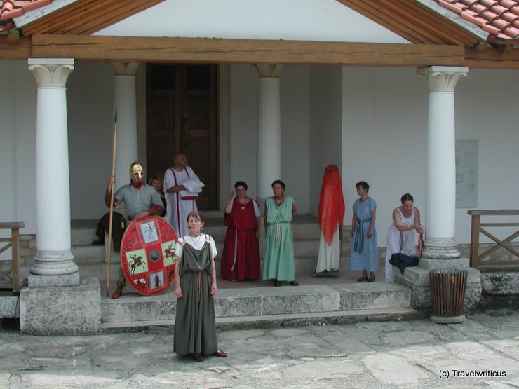 Roman fashion show in Carnuntum, Austria