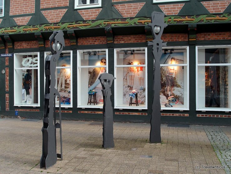 Speaking lanterns in Celle, Germany