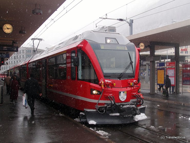 RhB ABe 8/12 'Allegra' at Chur railway station