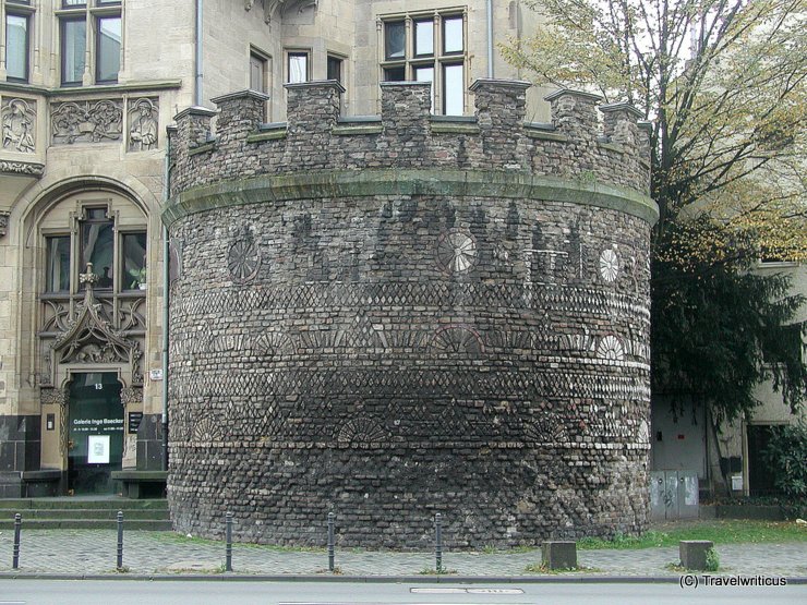 Street view of the Roman Tower