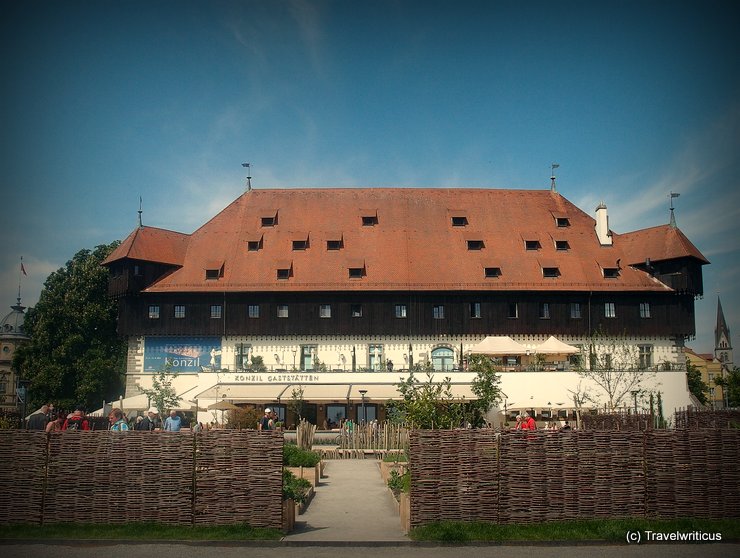 Lake side of the council building Constance