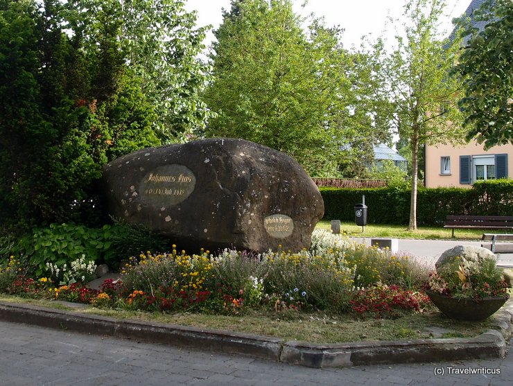 Stone of Hus in Constance, Germany