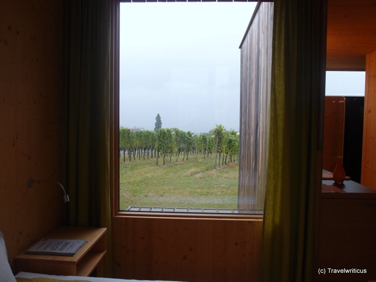 View from the Wohnothek in Deutsch Schützen-Eisenberg, Austria