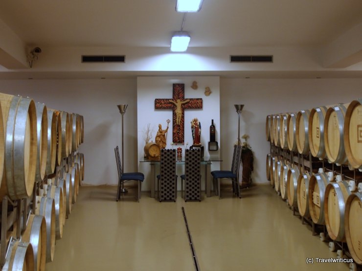 Altar at winery Gager in Deutschkreutz, Austria