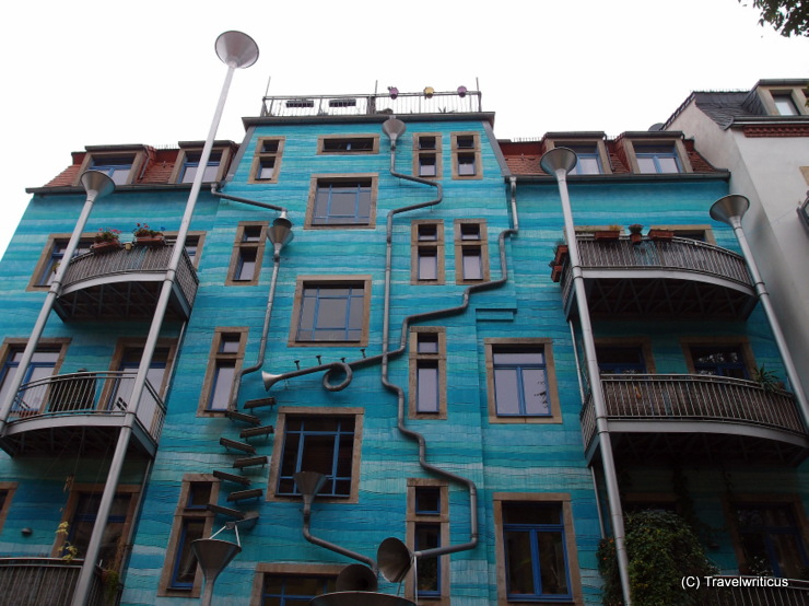 Creative downpipes at the Kunsthof-Passage in Dresden, Germany