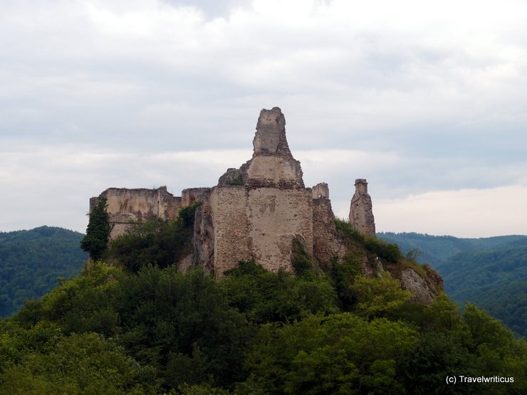 The rear of Dürnstein Castle, Austria
