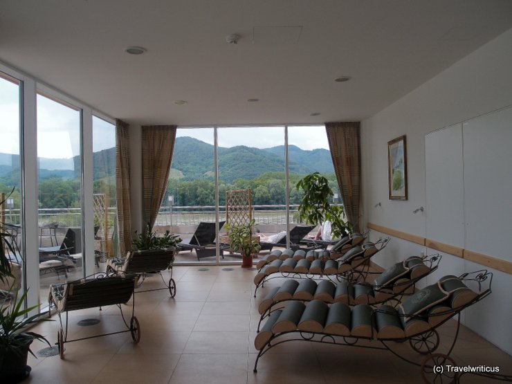 Relaxing room at Hotel Pfeffel in Dürnstein, Austria