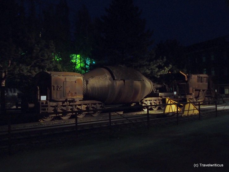 A torpedo car in Landschaftspark Duisburg-Nord, Germay