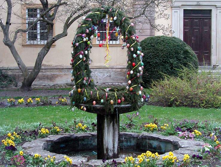 Easter Well (Osterbrunnen) in Bamberg