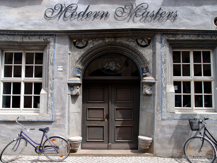 'House to the black bugle' in Erfurt, Germany