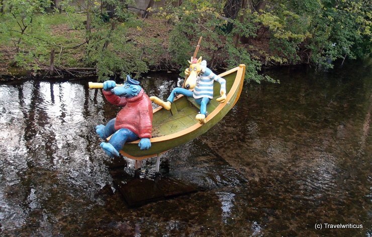 Käpt'n Blaubär and Hein Blöd in Erfurt, Germany