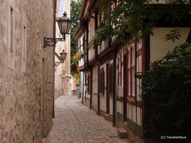 A lane named Kirchengasse in Erfurt, Germany