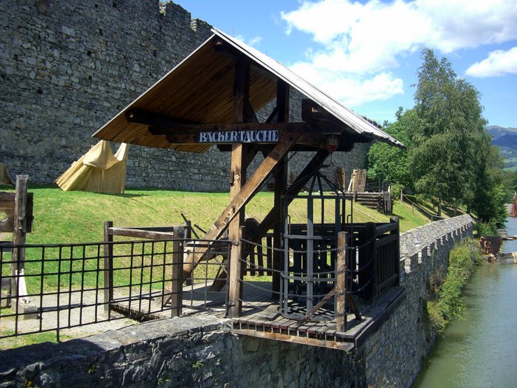 Bäckertauche in Friesach, Austria