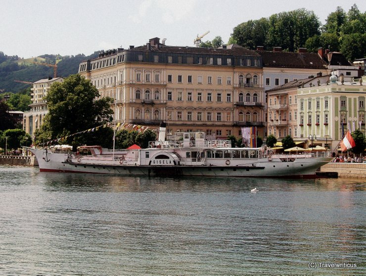 Paddle steamer 'Gisela' on the Traunsee Lake