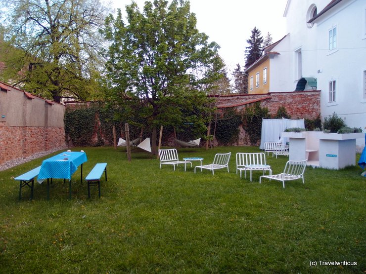 Garden of the folk life museum in Graz, Austria