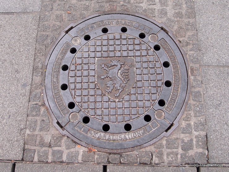 Manhole cover in Graz, Austria