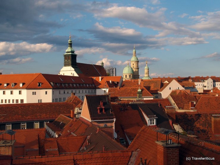 Over the rooftops of Graz, Austria