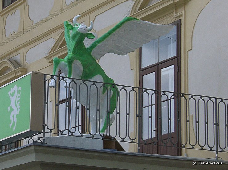 The winged cow of Graz, Austria