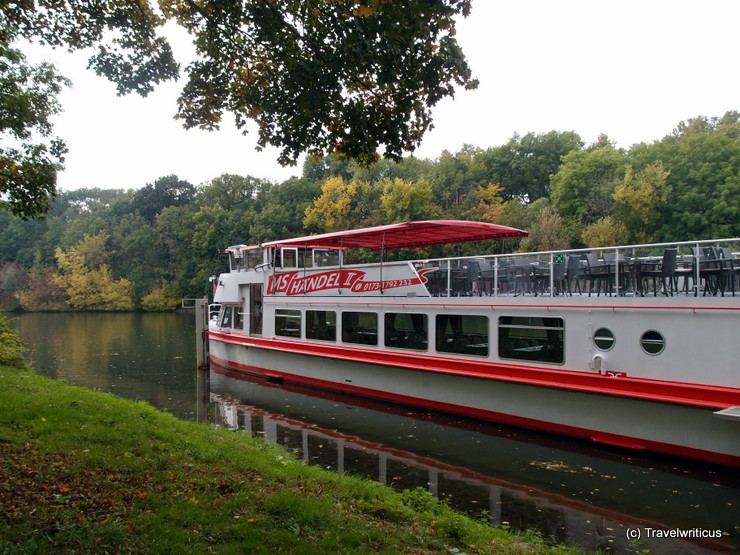 MS Händel II, a ship for river cruises on the Saale river