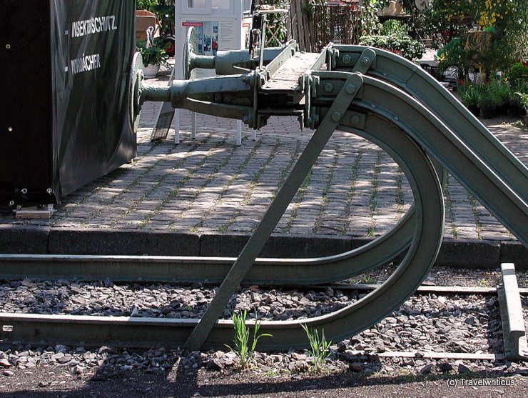 Railway bumper in Hamm, Germany