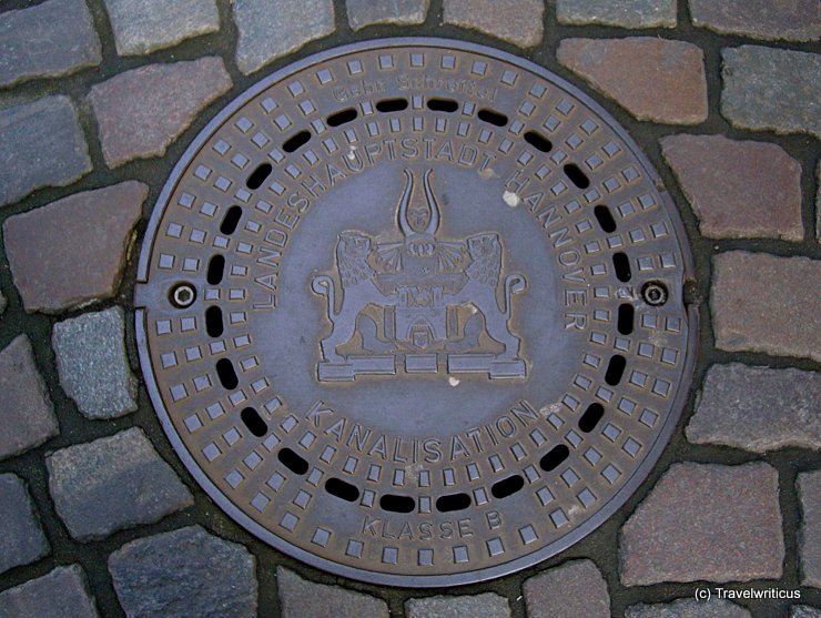Manhole cover in Hannover, Germany