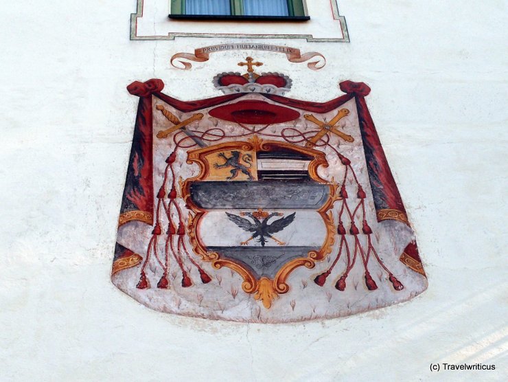 Emblem of Hieronymus of Colloredo in Haus, Austria