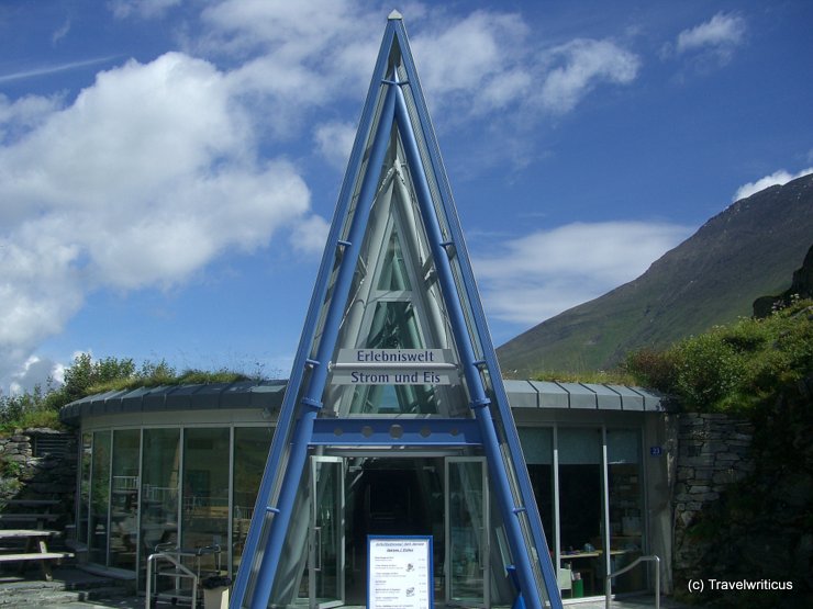 View of exhibition hall from Moosersperre