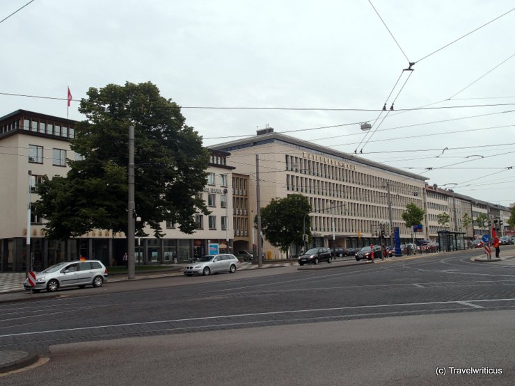 Architecture of the 50ties in Kassel, Germany