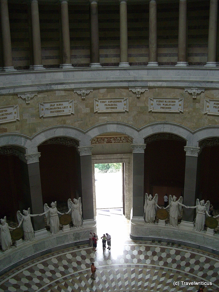 Inside the Hall of Liberation in Kelheim, Germany