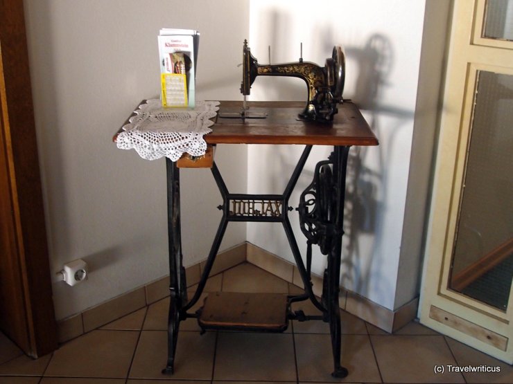 Sewing machine at Hotel Klammstein