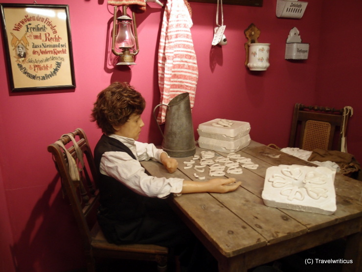 Workshop of a handle maker at Leuchtenburg Castle, Germany