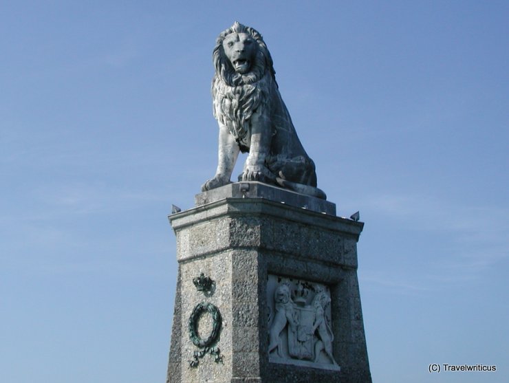 Bavarian lion in Lindau, Germany