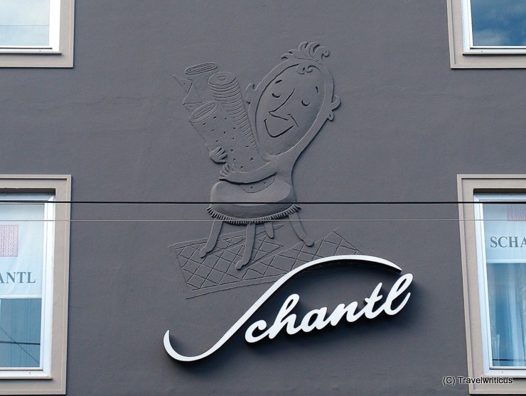 Shop sign of a furniture shop in Linz, Österreich