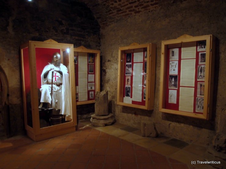 Templar museum at Lockenhaus Castle in Burgenland, Austria