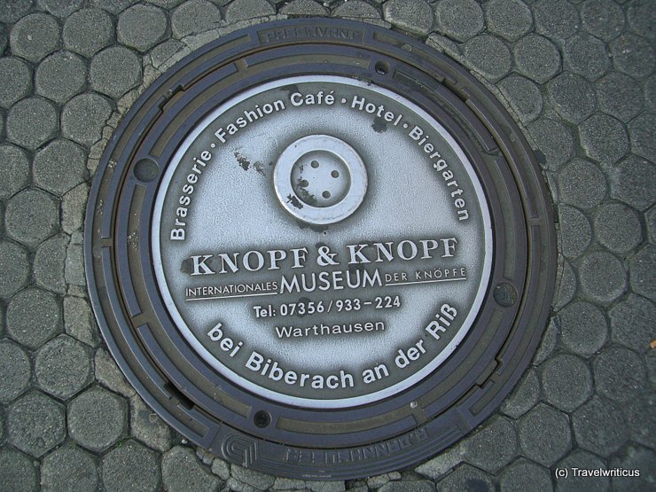 Manhole cover in Mannheim, Germany