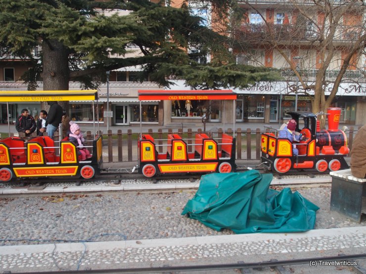 Christmas train in Merano, Italy