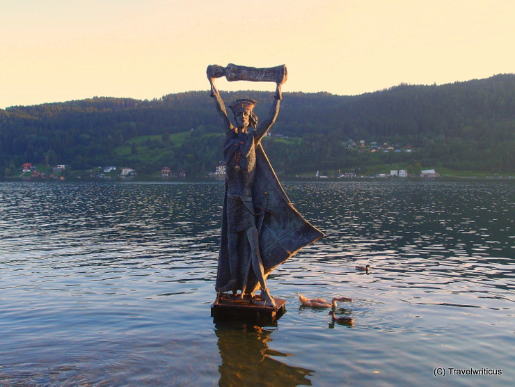 The Domitian statue at Millstatt Lake tells about the origins of the name Millstatt