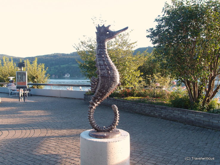 Example of dozens of sculptures scattered all over Millstatt, Austria